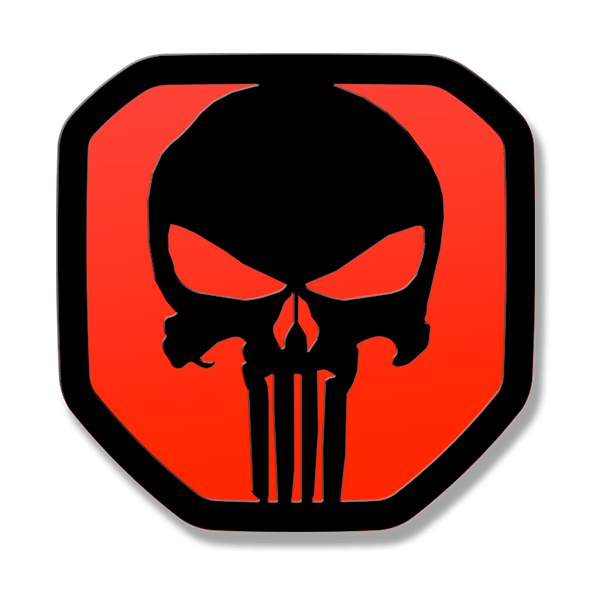 Billet Punisher Tailgate Emblem 2019-up Ram 1500